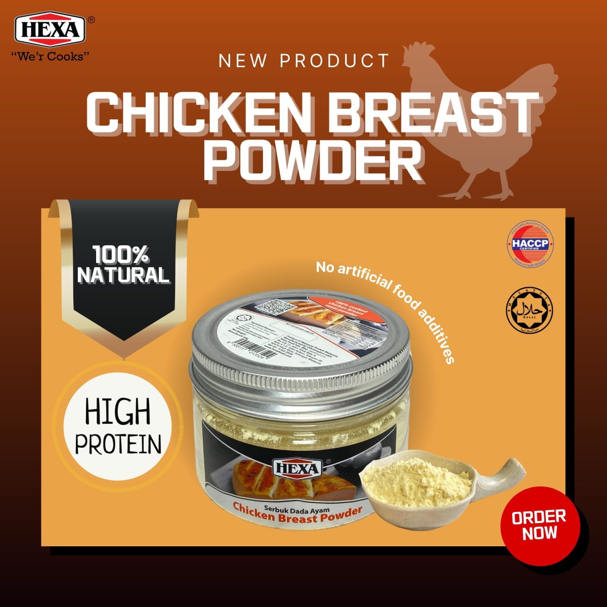 Chicken Breast Powder 60g Product Info