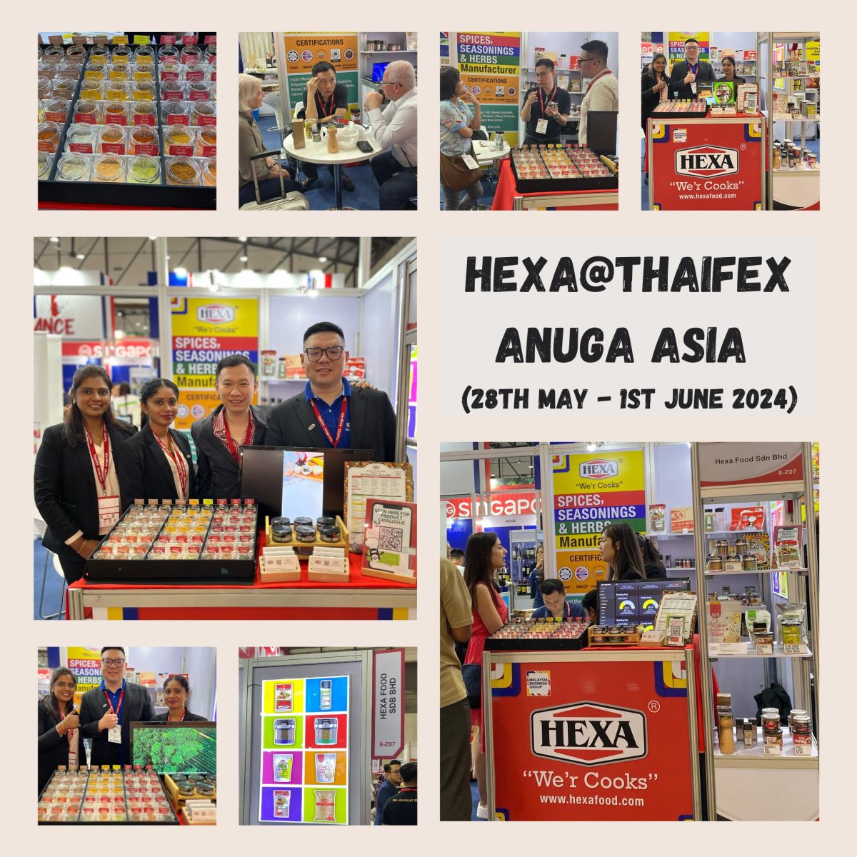 HEXA @ THAIFEX Anuga Asia (28th May - 1st June 2024)